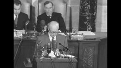 President Dwight Eisenhower speaks on defending civil rights and fighting discrimination in 1953 State of the Union address News Clip