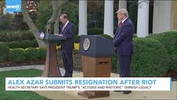 Alex Azar Resigns Over Capitol Riots, Decries 'Assault On Democracy' News Clip