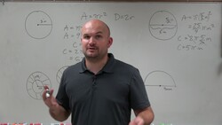 Master Finding the area and circumference of a circle and shaded regions Instructional Video