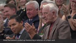 How MPs ended up honouring veteran of Nazi unit News Clip