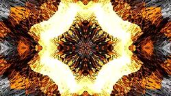 Moving abstract retro ornament. Stock Footage