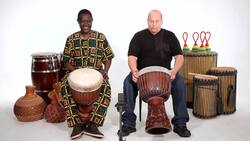 How to Play a Bass Sound on Djembe Instructional Video