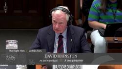 Hear David Johnston's opening remarks at committee on foreign interference News Clip
