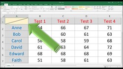 How to Insert a Diagonal Line in a Cell in Microsoft Excel Instructional Video