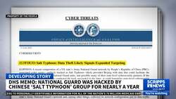 Salt Typhoon hack targeted National Guard computer networks, DHS memo says News Clip