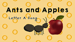 Introduction to letter A song Instructional Video