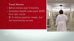 Auditor general needs to investigate provincial spending on travel nurses, says union president News Clip