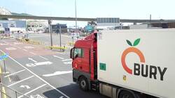 Dover queues down to an hour after days of gridlocked roads around UK port News Clip