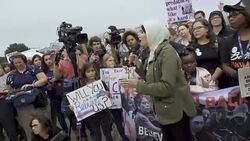 ANTI–Brett Kavanaugh – Demonstrators march on day of Kavanaugh/Ford hearing Stock Footage