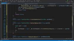 .NET Core Microservices - Implement Cart Repository Get and Remove Instructional Video