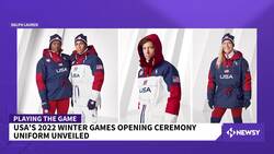 USA's Olympic Winter Games Opening Ceremony Uniform Unveiled News Clip