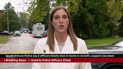 2 police officers fatally shot in Innisfil, Ont. News Clip