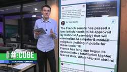 #HandsOffMyHijab: Online criticism grows over proposed French law banning hijab for children News Clip