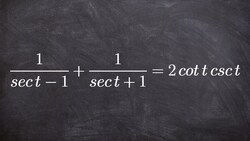 Don't get rid of your denominators, combine them Instructional Video