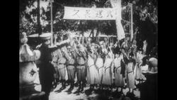 Children in Marching Band Playing Snare Drums Stock Footage