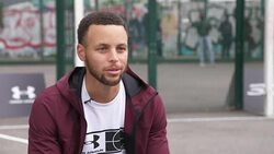 Steph Curry saying there is a 'wave of athletes and influencers' who aren't afraid to speak up on injustices Stock Footage