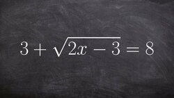 Isolating the Square Root Solve a Square Root Function Using Inverse Operations Instructional Video