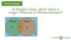 Determining Independence with Conditional Probability Instructional Video