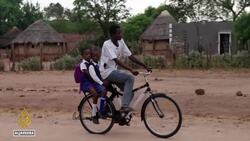 Children at risk from roaming elephants: Zimbabwe bike scheme aims to increase safety News Clip
