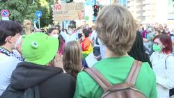 CLEAN : Greta Thunberg at youth climate strike in Milan News Clip