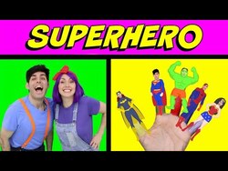 Superhero Finger Family Song - Songs For Kids By Bella & Beans TV Instructional Video