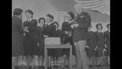 Pilot Jacqueline Cochran becomes first woman to fly faster than sound in USAF jet from Edwards Air Force Base, CA News Clip