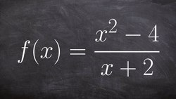 Learn to identify if the discontinuity is a hole or asymptote Instructional Video