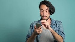 Make money with your mobile phone. Stock Footage