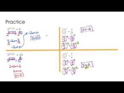 Exponential Equations Practice (fraction bases) Instructional Video