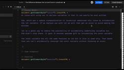 JavaScript Mastery from Zero to Hero - Prepare for Coding Interviews - The Difference Between Var and Let in JavaScript - ES6 Instructional Video