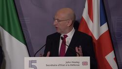 European nations will come 'ever closer', Defence Secretary says News Clip