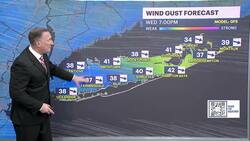 WIND ALERT: Skies clear overnight with temps falling; gusty winds for Thursday News Clip