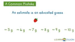 Estimating Mass in Kilograms Using Benchmarks Instructional Video