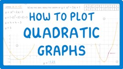GCSE Maths - How Do You Plot A Quadratic Curve? #77 Instructional Video