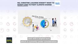 No, Christine Lagarde doesn't want to scrap cash to fight climate change News Clip