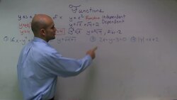 Functions of equations - IS IT A FUNCTION Instructional Video