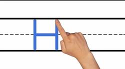 Uppercase and Lowercase H Instructional Video