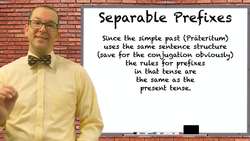 How to Use Separable Prefix Verbs (trennbare Verben) in German Instructional Video