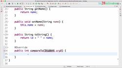 Learn Java from Scratch - A Beginner's Guide - Step 11 - List and ArrayList - Sorting - Implementing Comparable Interface Instructional Video