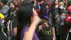 CLEAN : Mexicans protest against gender violence after murder of young woman News Clip