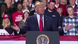 Trump brushes off impeachment at Michigan rally News Clip