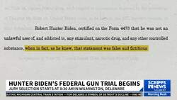 Jury selection begins in Hunter Biden's gun trial News Clip