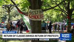 Protests continue on college campuses as students return for the semester News Clip