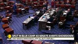 Democrats split as senate passes GOP funding bill to avert shutdown Instructional Video