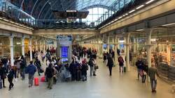 The scene at St Pancras International as Eurostar services restart News Clip
