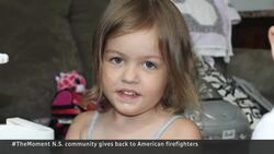 #TheMoment Nova Scotians arranged a lobster dinner for American firefighters News Clip