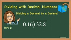 How to Divide a Decimal by a Decimal Instructional Video