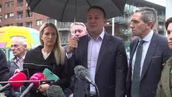 Varadkar defends Budget 2024 while canvassing in Dublin News Clip