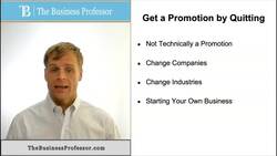 Promoting Yourself by Quitting Your Job Instructional Video