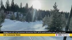 Stake Lake ski trail groomers showcase their skills amid another year of ‘low snow’ News Clip